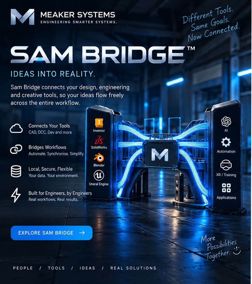 Sam Bridge connecting professional engineering and creative tools